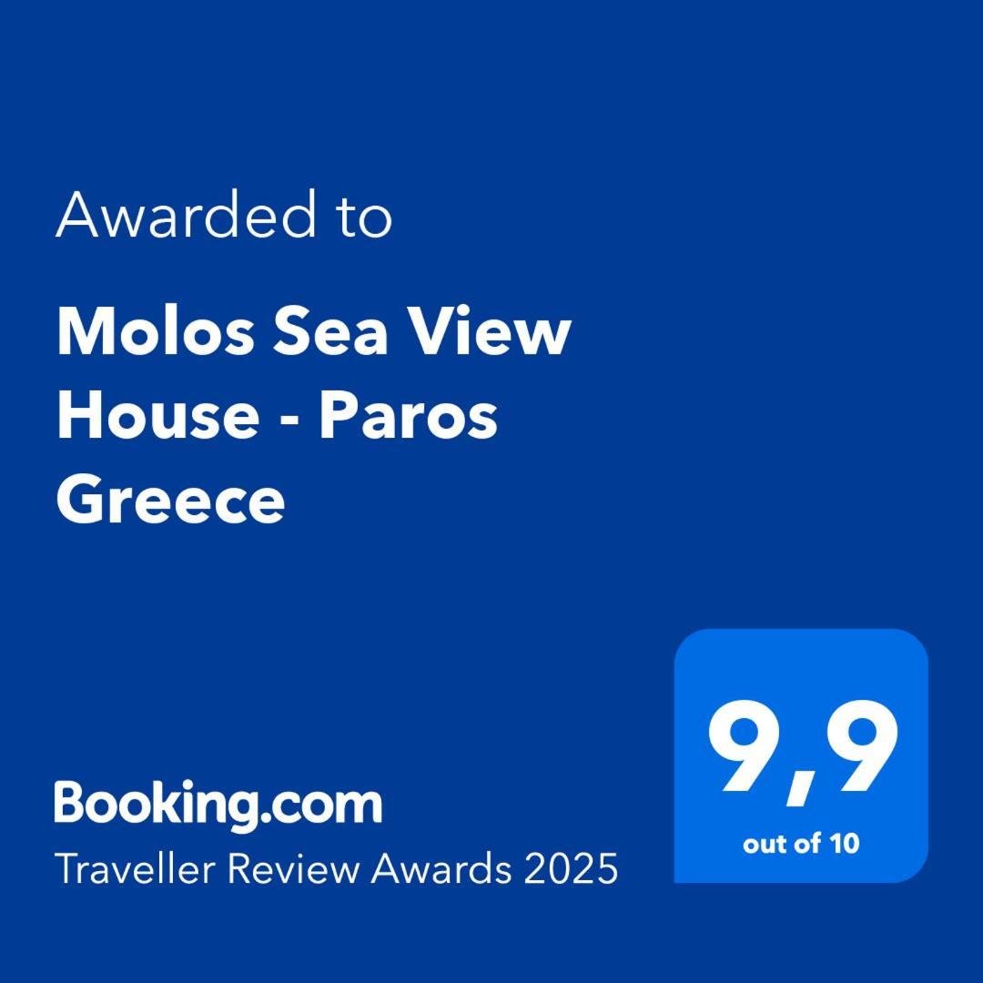 Molos Sea View House - Paros Greece Eksteriør bilde
